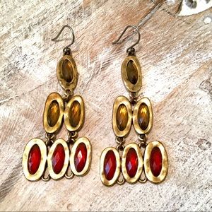 NORDSTROMS GOLD PLATED OVER BRASS EARRINGS